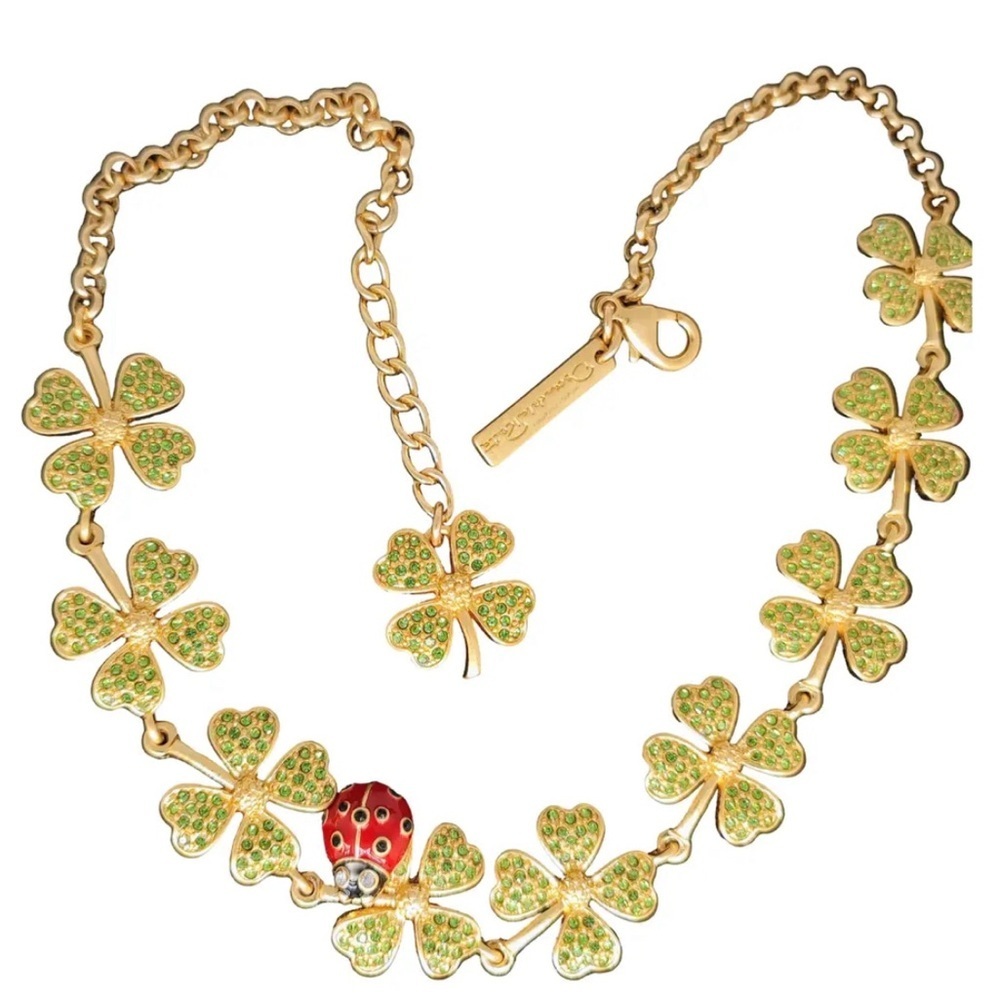 Oscar De La Renta LadyBug necklace